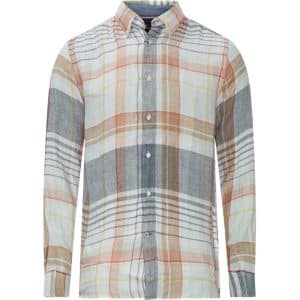 Tommy Hilfiger - Pigment Dyed Linen Check Skjorte