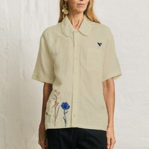 Aleta hørskjorte - Light Beige